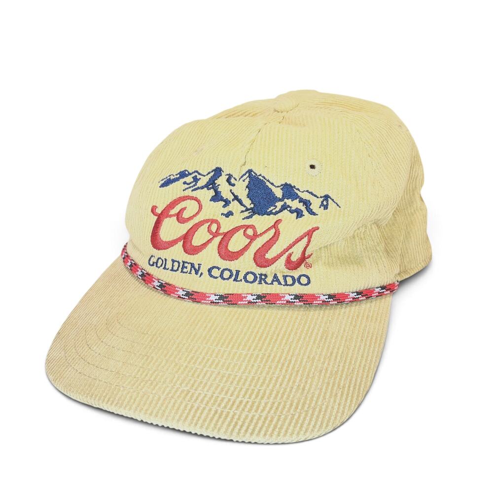Coors Banquet Golden Colorado Corduroy Rope Hat Snapback Mad Engine 2024